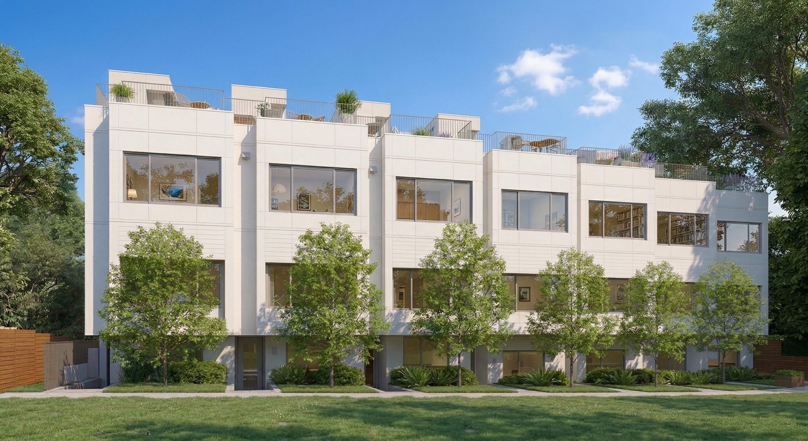 Quill rowhome exterior